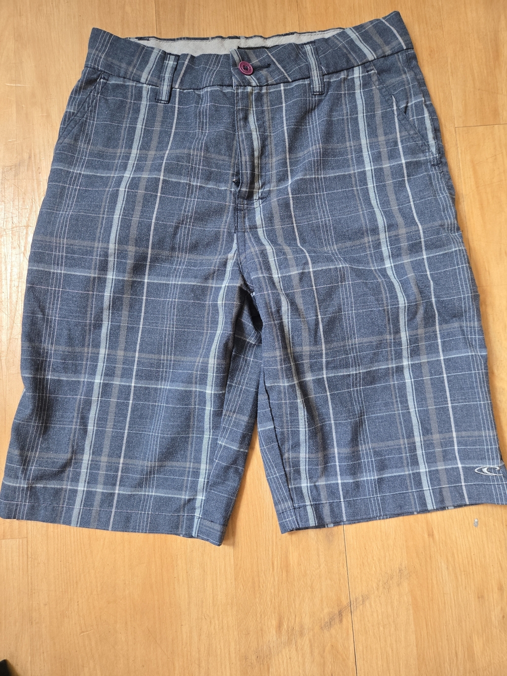 O'Neill Blue Plaid Boys' Shorts